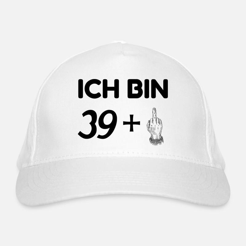 40th Birthday, ice bin 39+ Bio-Baseballkappe