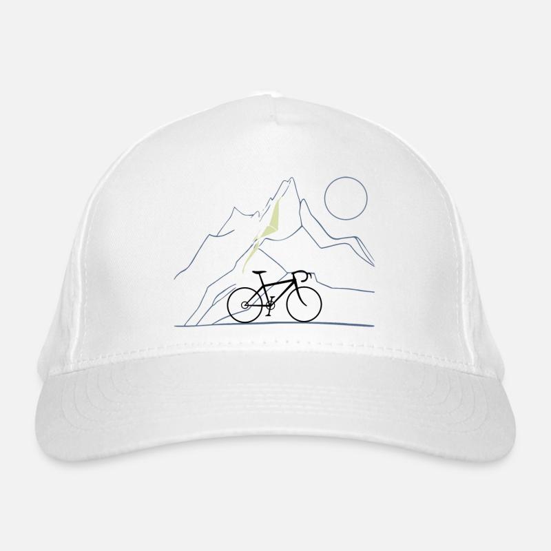 Vélo et montagnes Casquette classique bio