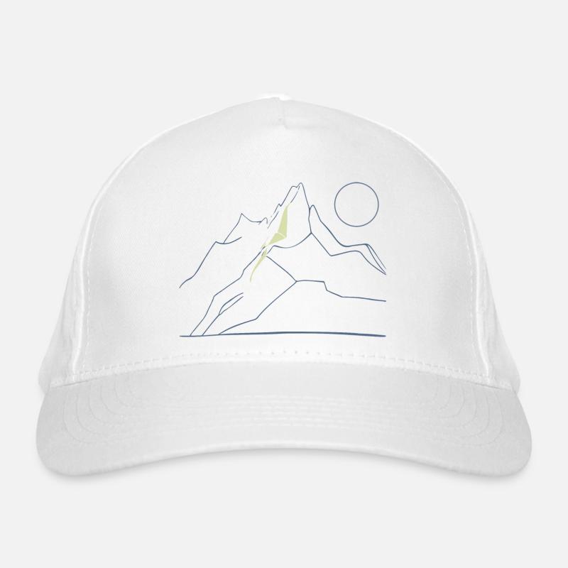 Mountain Line Minimal Organic Baseball Cap