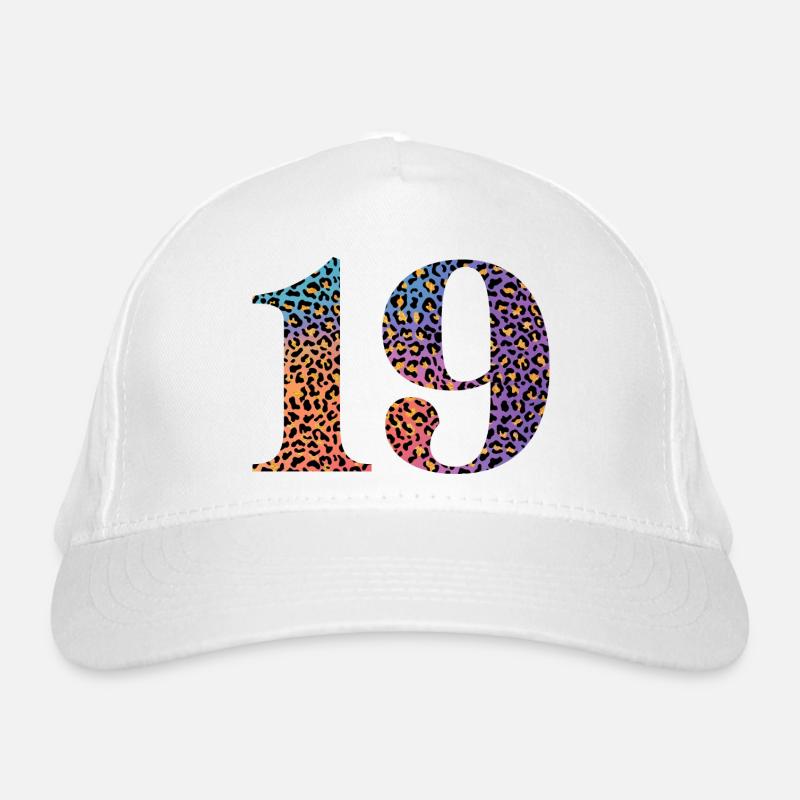19e anniversaire léopard Casquette classique bio