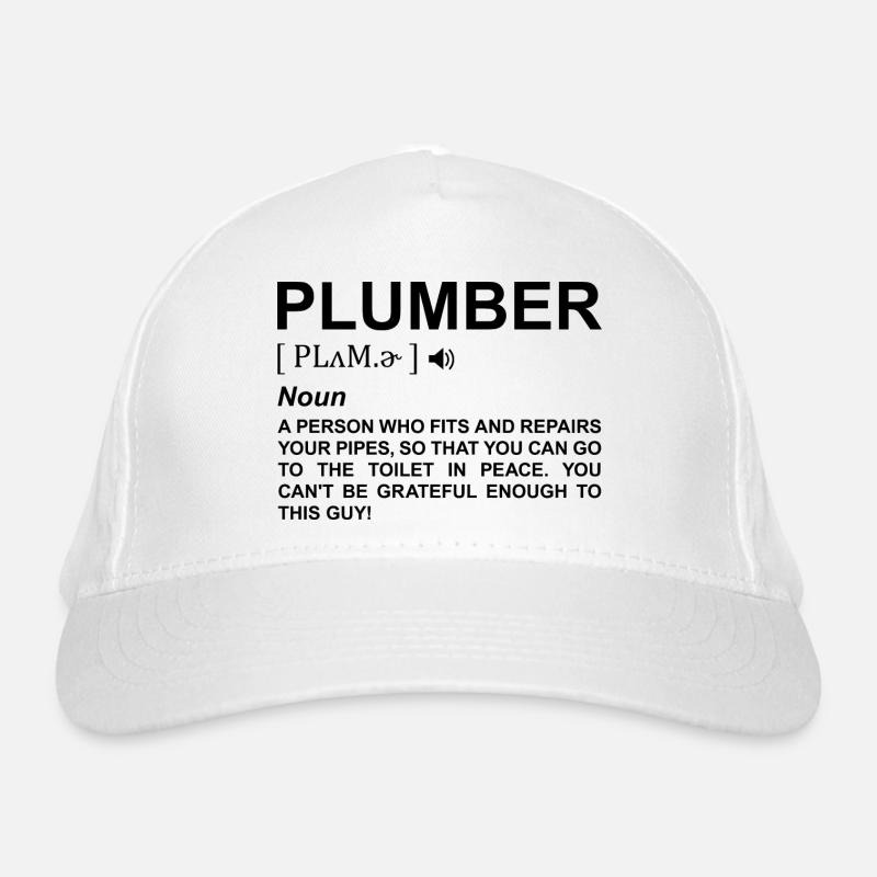 Klempner Bedeutung Bio-Baseballkappe