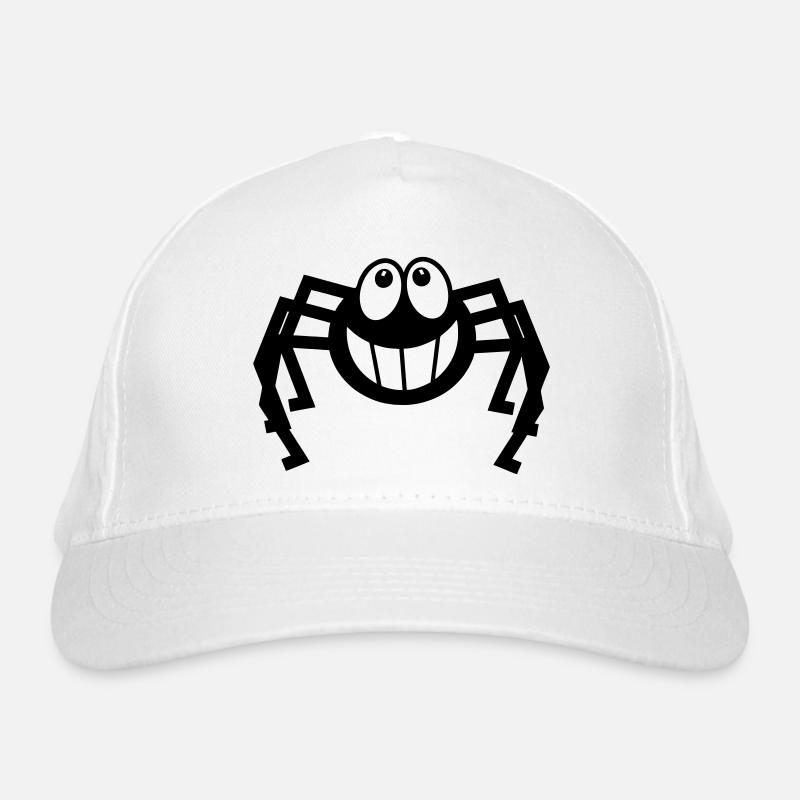 Spider laughing Organic Baseball Cap