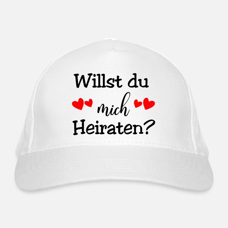 Will you marry me Organic Baseball Cap