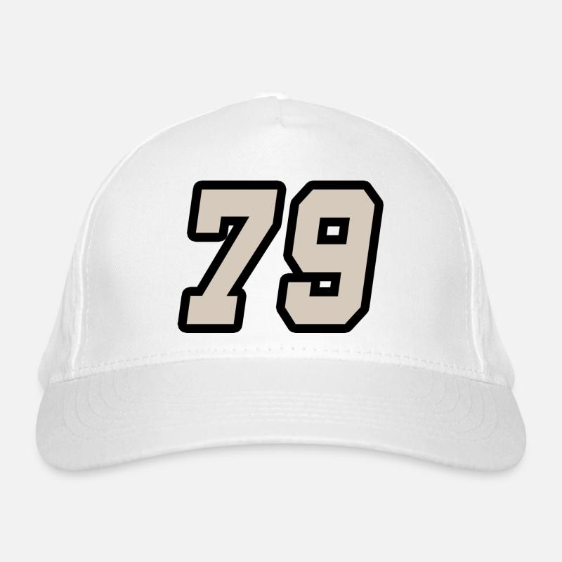 Nummer neunundsiebzig 79 Bio-Baseballkappe