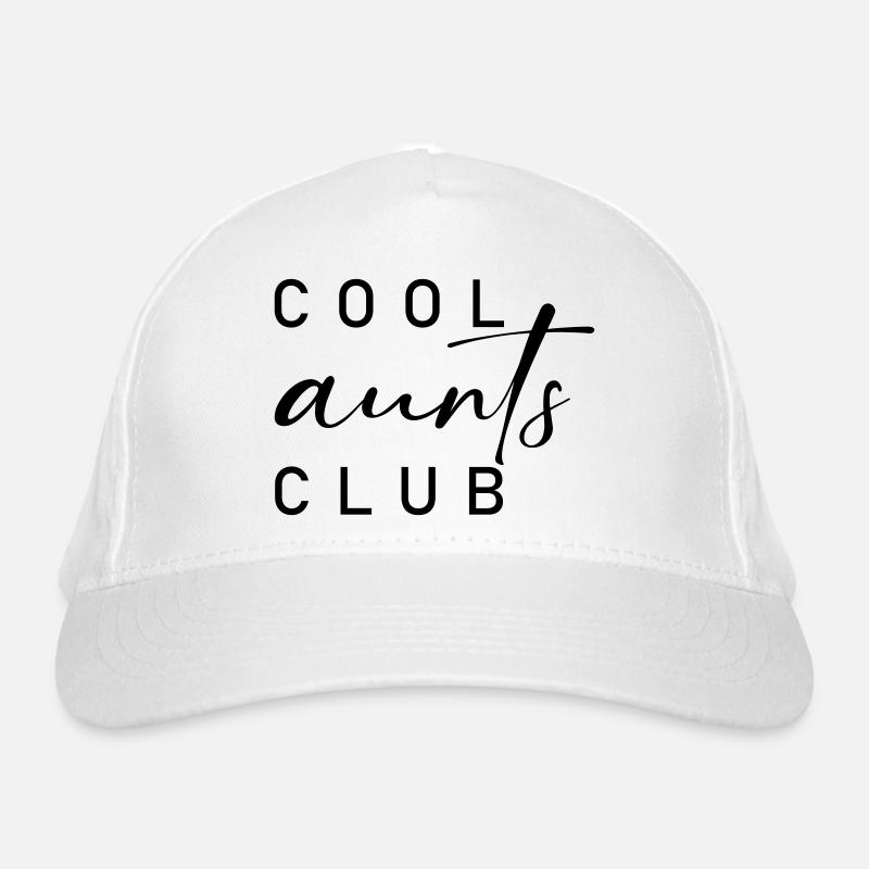 Cool Aunts Club - Organic Baseball Cap - white
