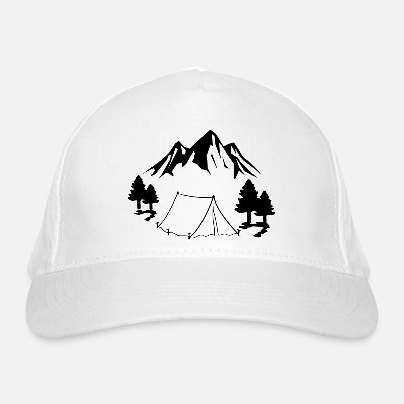 Camping Tent Organic Baseball Cap