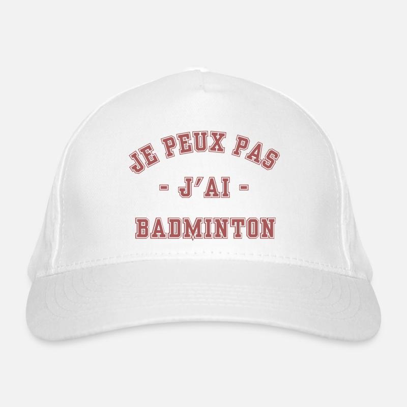 J'Peux pas j'ai Badminton Casquette classique bio