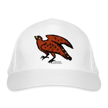 Golden Eagle Eagle Inn Mountains old illustration - Organic Baseball Cap - white - Front