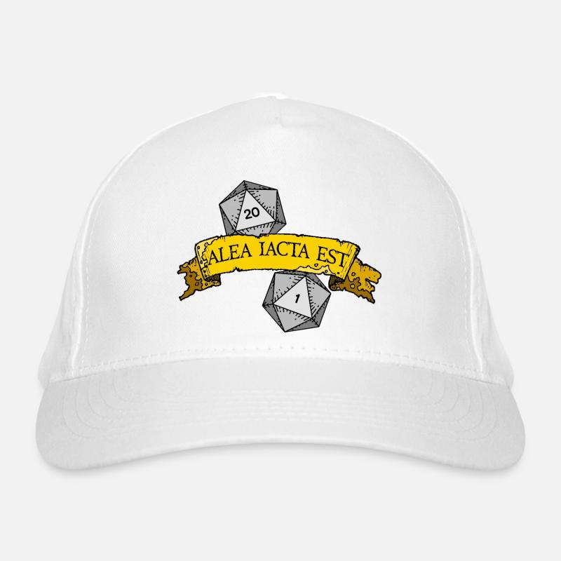 Alea Iacta Est Lancer de dés Casquette classique bio