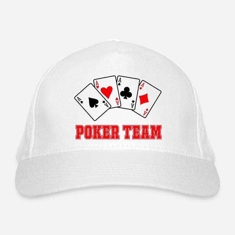 Poker Team Bio-Baseballkappe