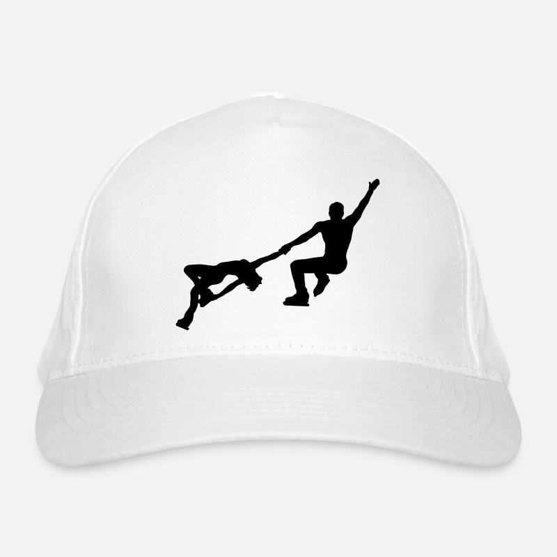 Figure skating Organic Baseball Cap