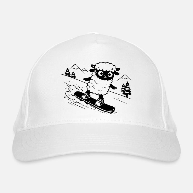 Mouton snowboard Casquette classique bio