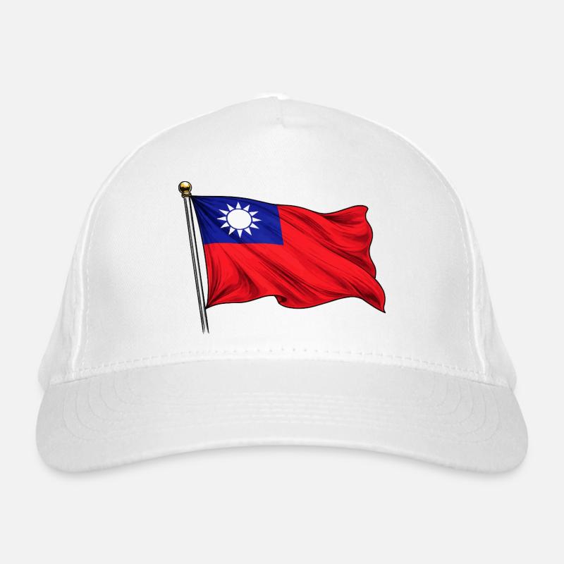 Taiwan flag Organic Baseball Cap