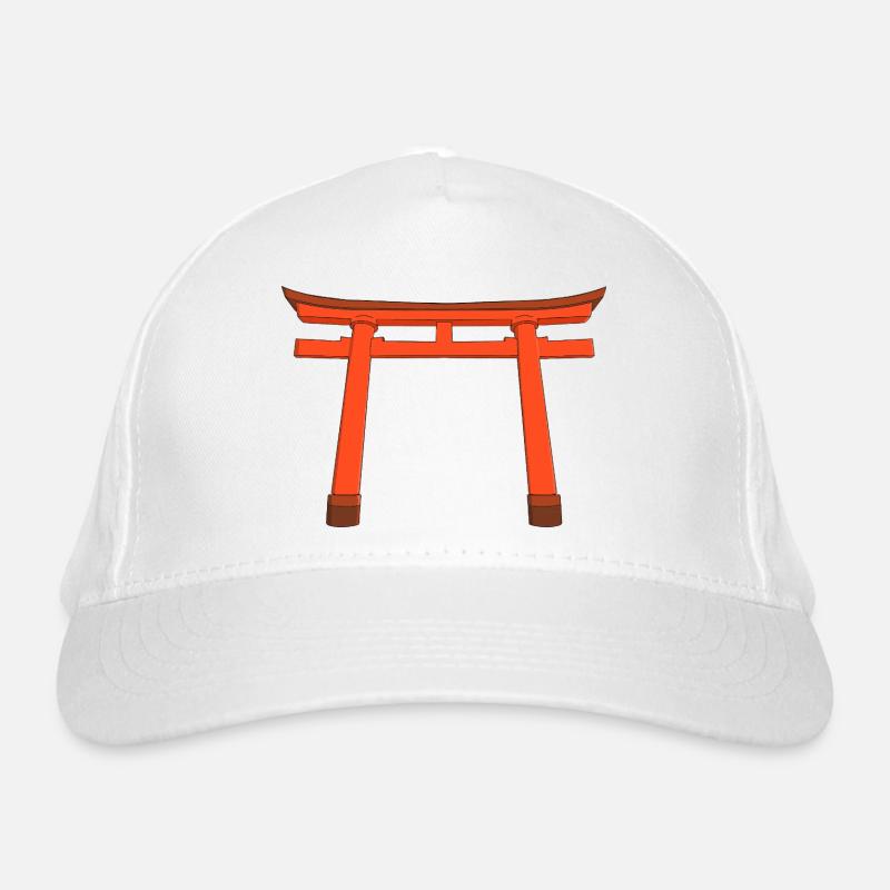 Vivid Torii Gate Organic Baseball Cap