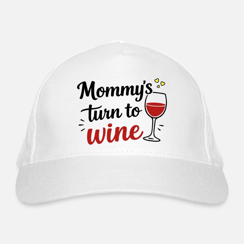 Mommy’s Turn to Wine – Muttertag Fun Design Bio-Baseballkappe