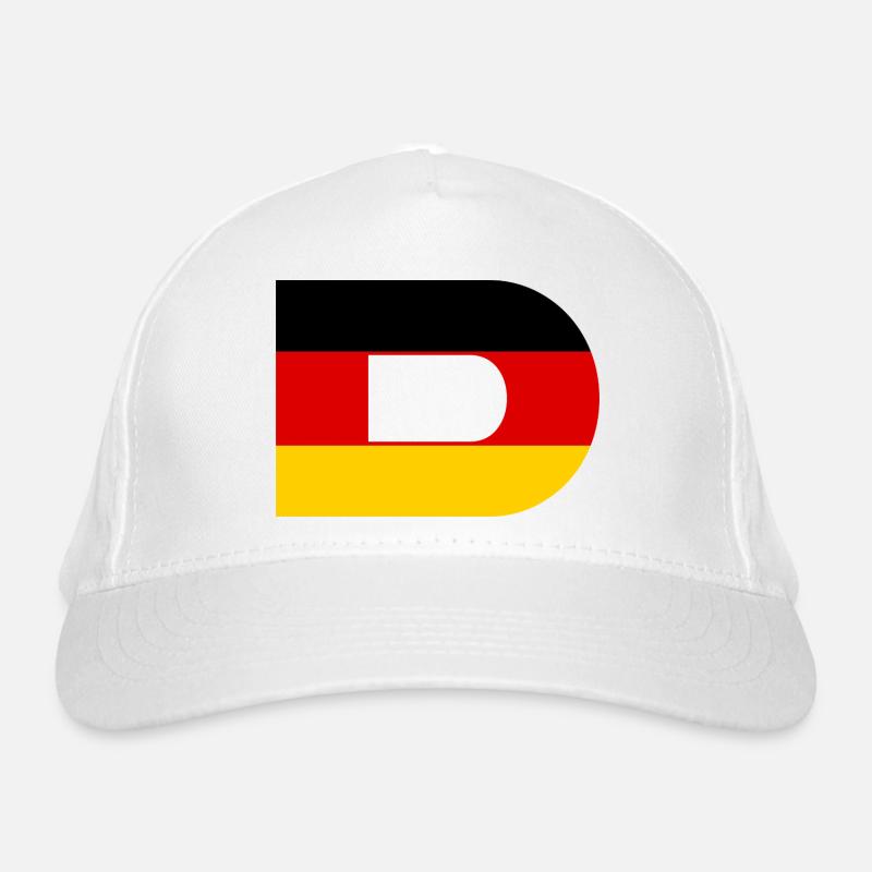 D - Style du drapeau allemand Casquette classique bio