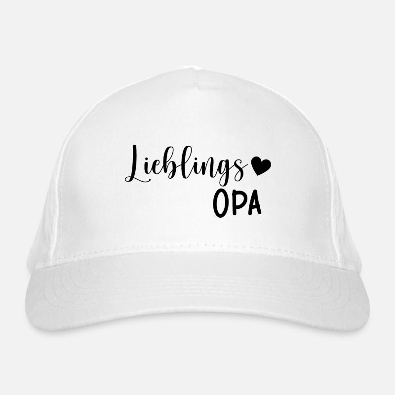 Lieblings Opa Geschenkidee Bio-Baseballkappe