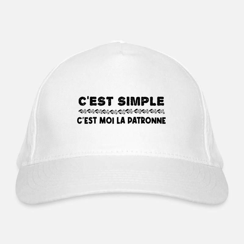 CERTIFIÉE MEILLEURE PATRONNE DU MONDE Casquette classique bio