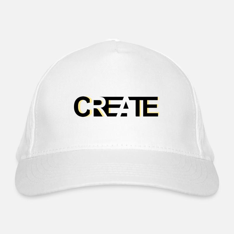 CRÉER, un credo moderne et créatif Casquette classique bio