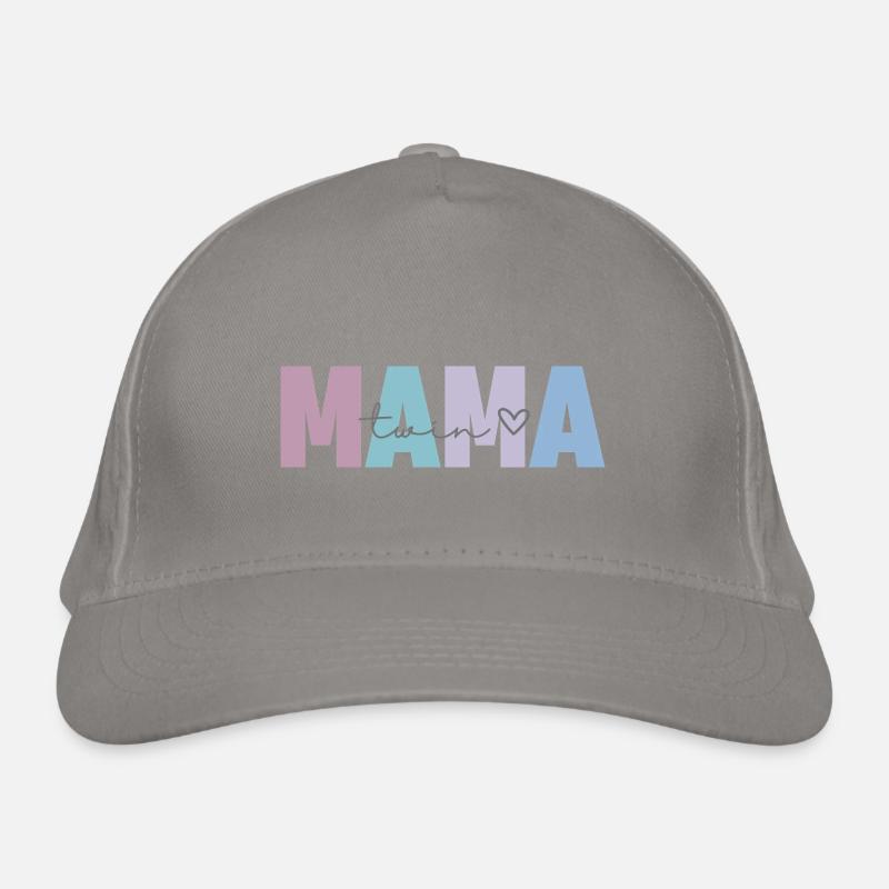twin mama Bio-Baseballkappe
