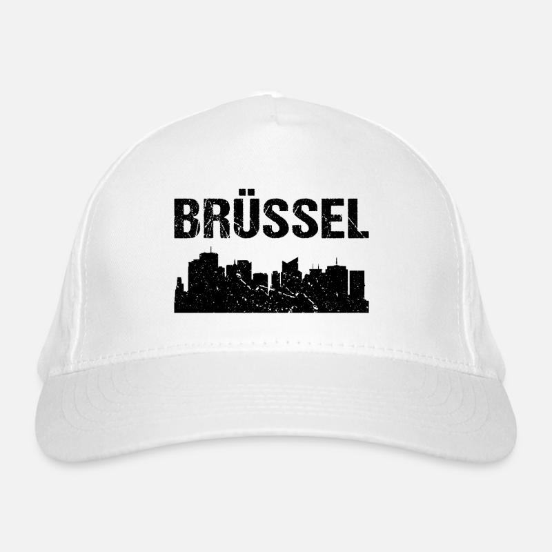 Brussels Skyline Organic Baseball Cap