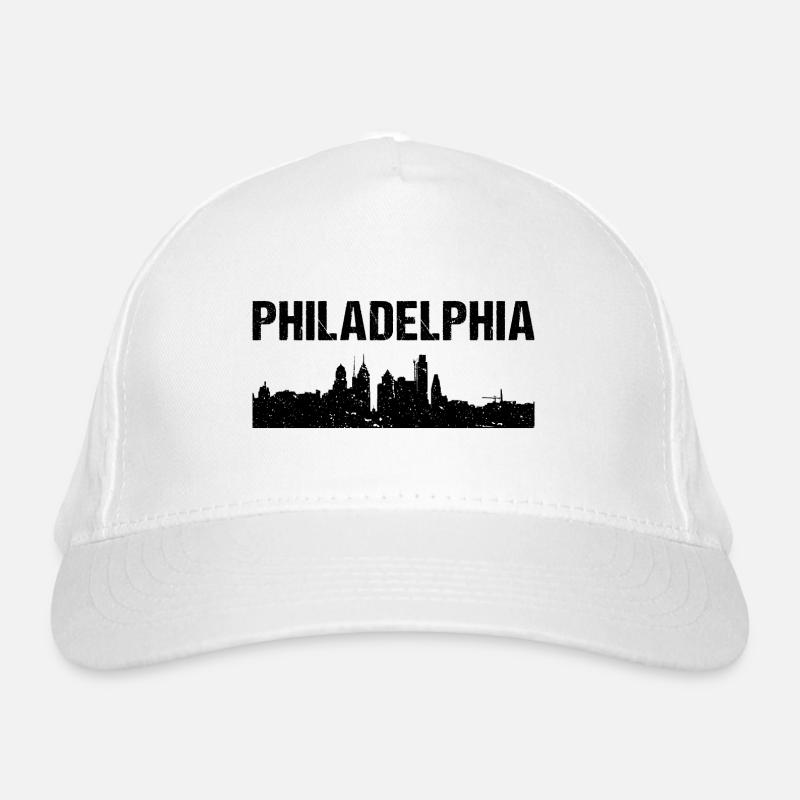 Horizon de la ville de Philadelphie Casquette classique bio