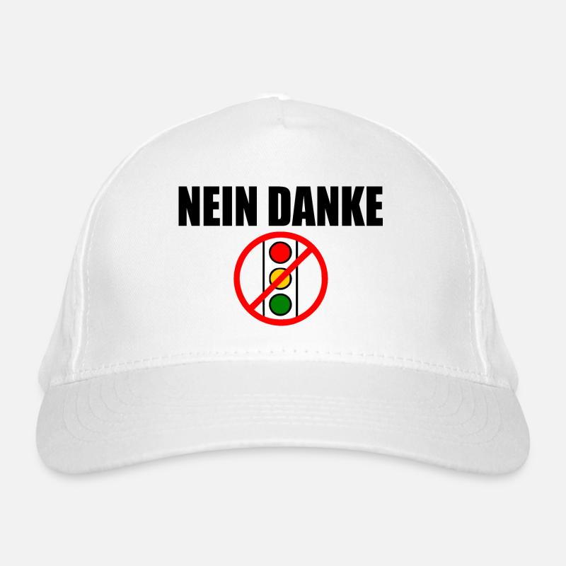 Ampel nein dank Bio-Baseballkappe