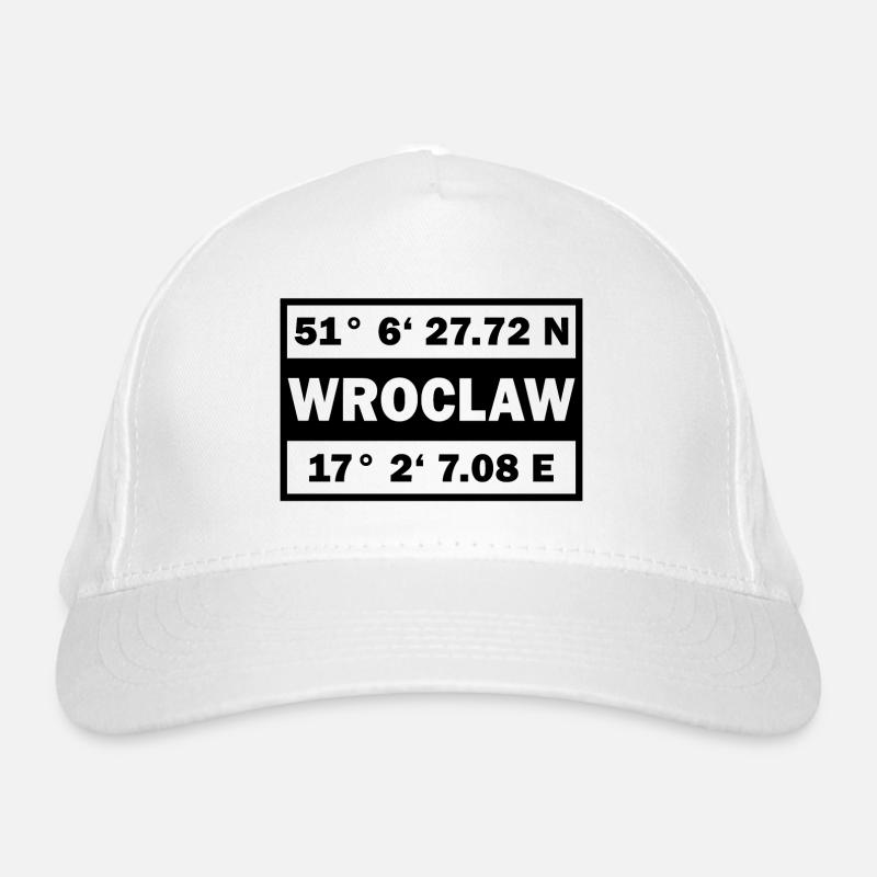 Wroclaw coordonne la Pologne Wroclaw Casquette classique bio