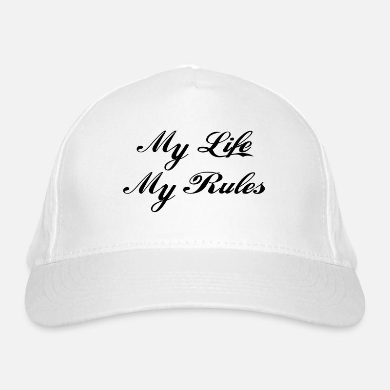 My Life My Rules Bio-Baseballkappe