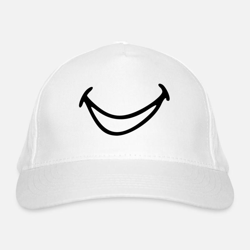 Bouche qui rit. Casquette classique bio
