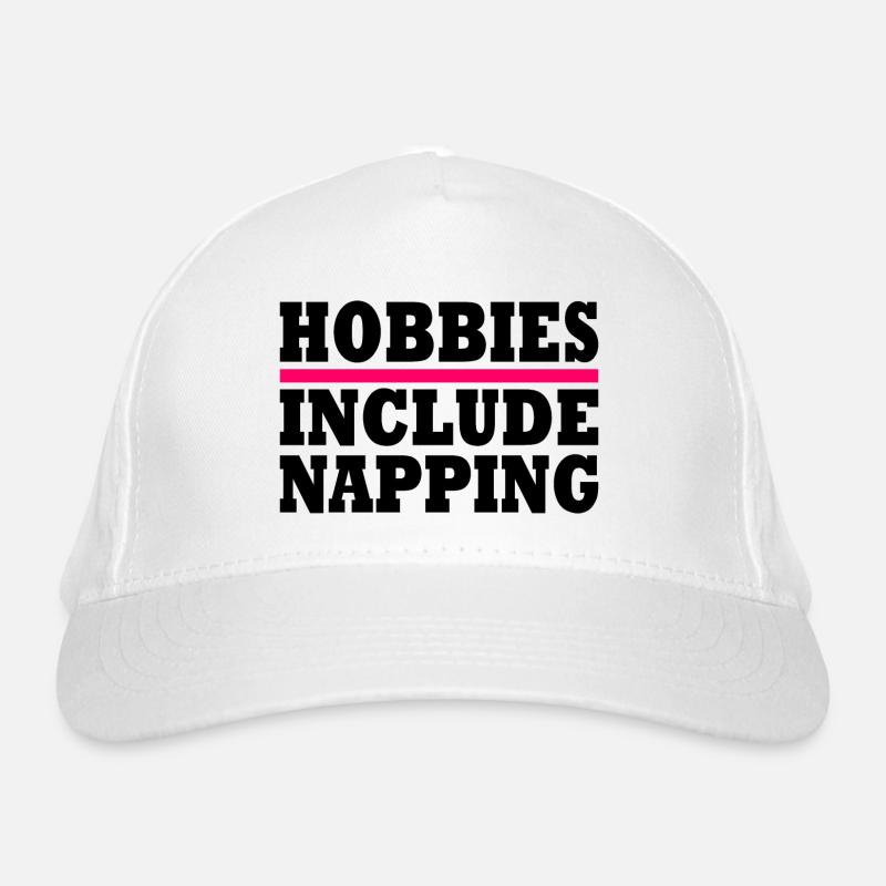Hobbies include napping Organic Baseball Cap