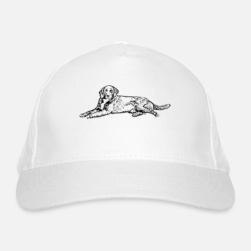 Chien noir Casquette classique bio