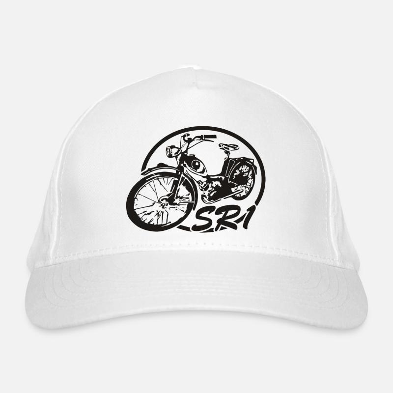 Simson SR1 schräg Bio-Baseballkappe