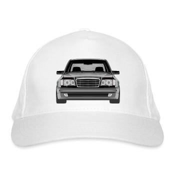 W124 legends never die - Bio-Baseballkappe - Weiß - Vorne