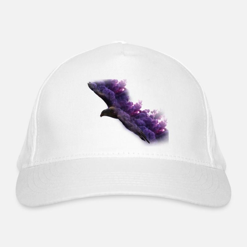 Eagle avec de la fumée Casquette classique bio