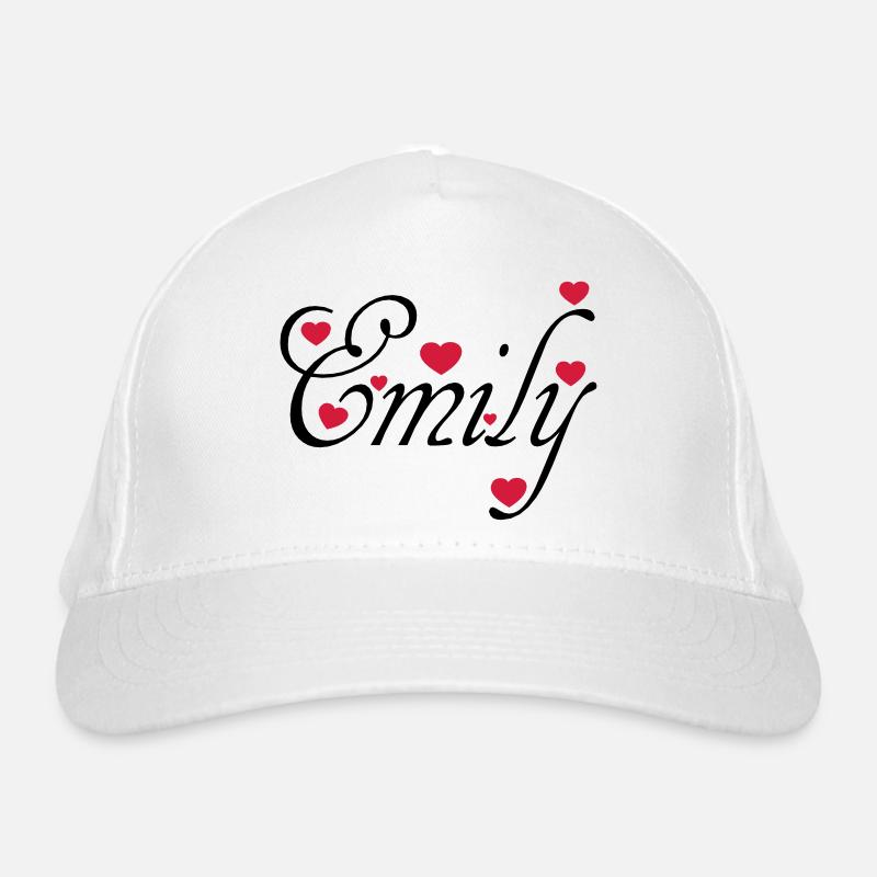 ♥ټI Love Emily-Vector Cute Confession Designټ♥ Organic Baseball Cap