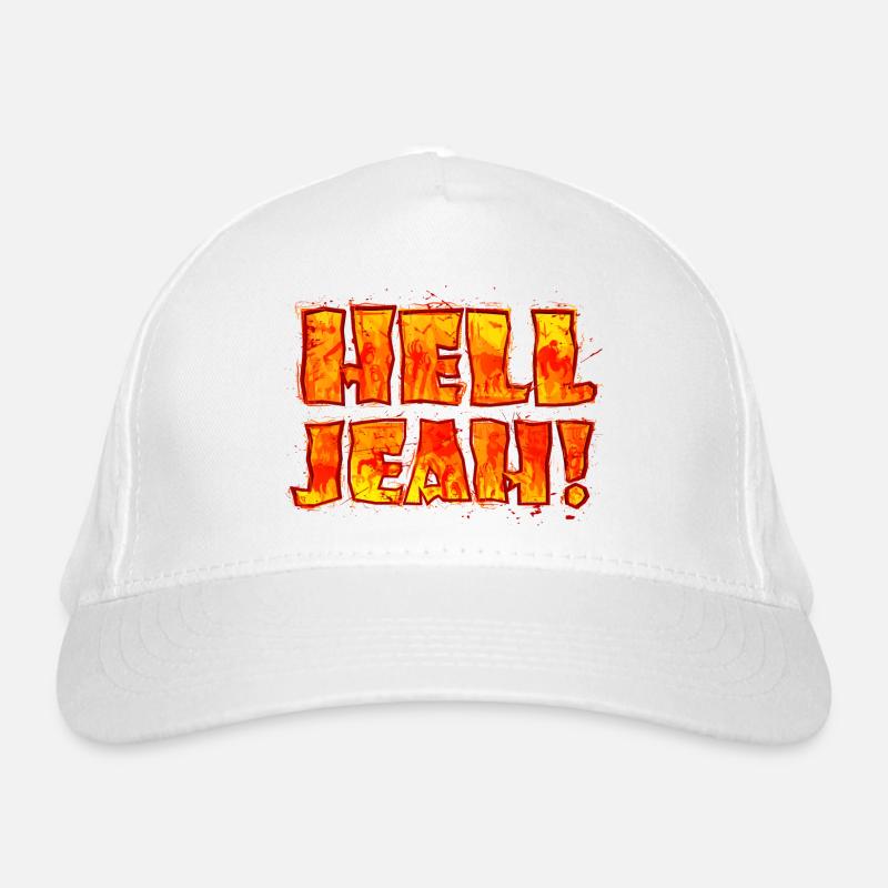 Hell Jeah! (lettrage) Casquette classique bio