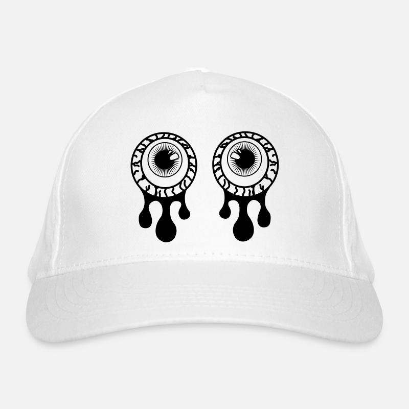 Eyes, pupils with eye fluid tears Organic Baseball Cap
