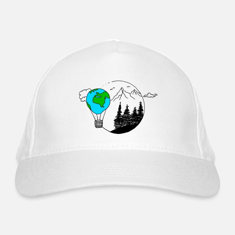 Globe Mountains Organic Baseball Cap