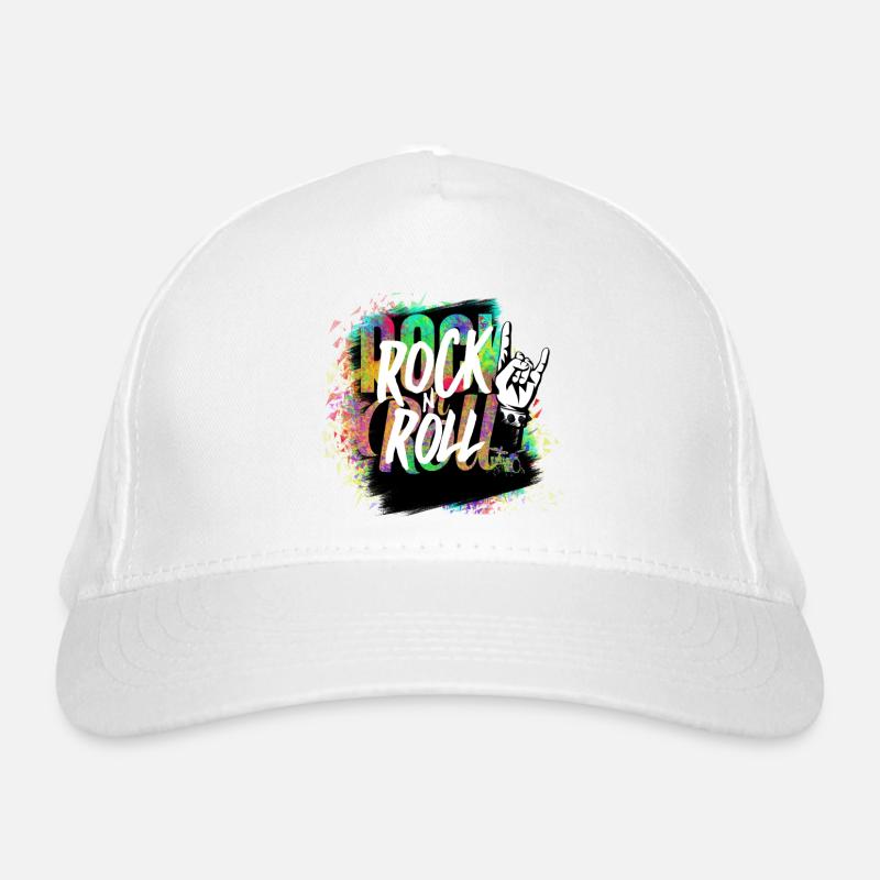Rock n Roll Farbexplosion Bio-Baseballkappe