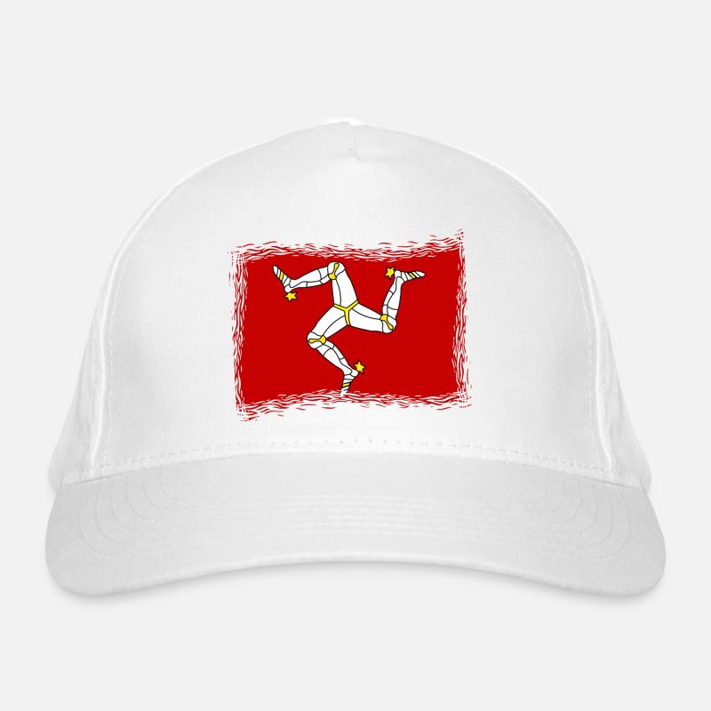 Île de Man Flagge Triskele Drapeau de l’île de Man Casquette classique bio