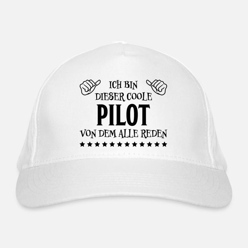 Pilot Lustige Spruch Flug Flugsport Pilot Geschenk Bio-Baseballkappe