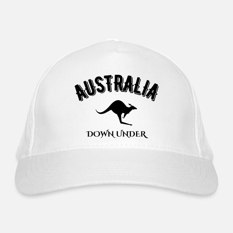 australia down under Organic Baseball Cap