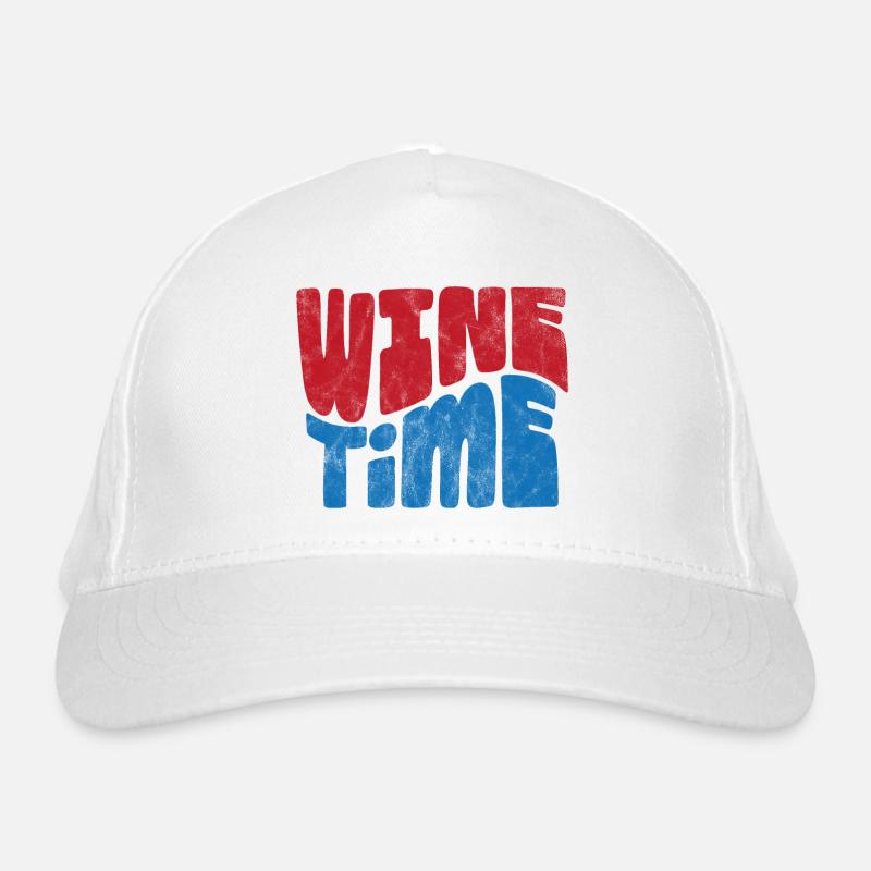 Wine Time Organic Baseball Cap