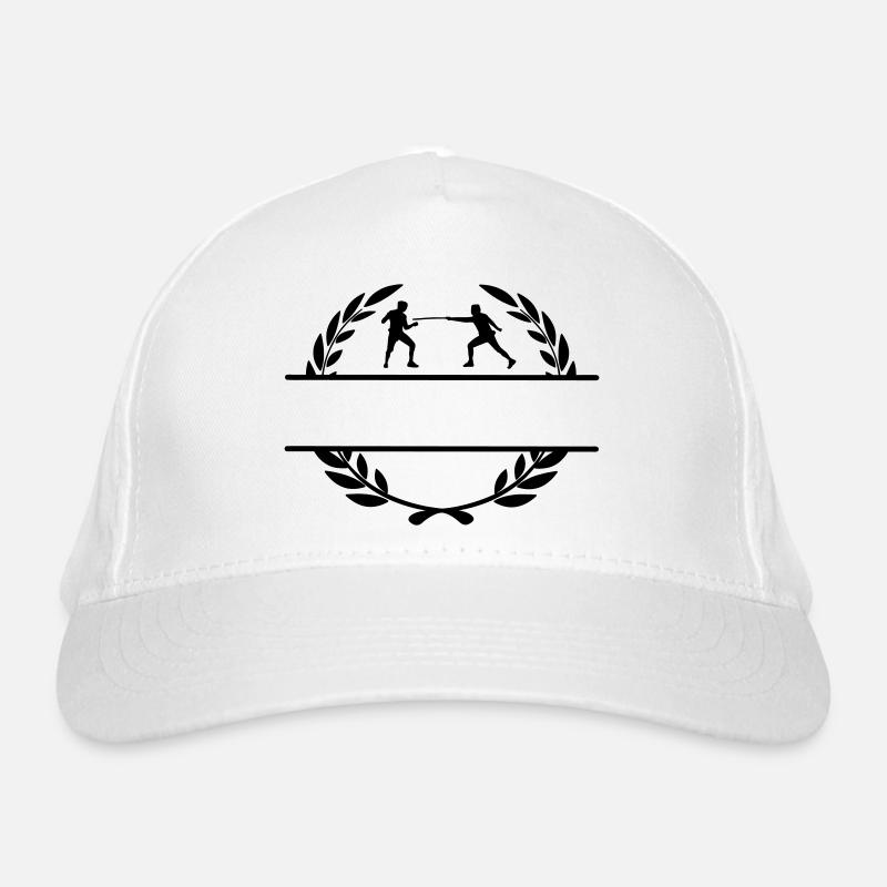 Compétition d’escrime en couronne de laurier Casquette classique bio