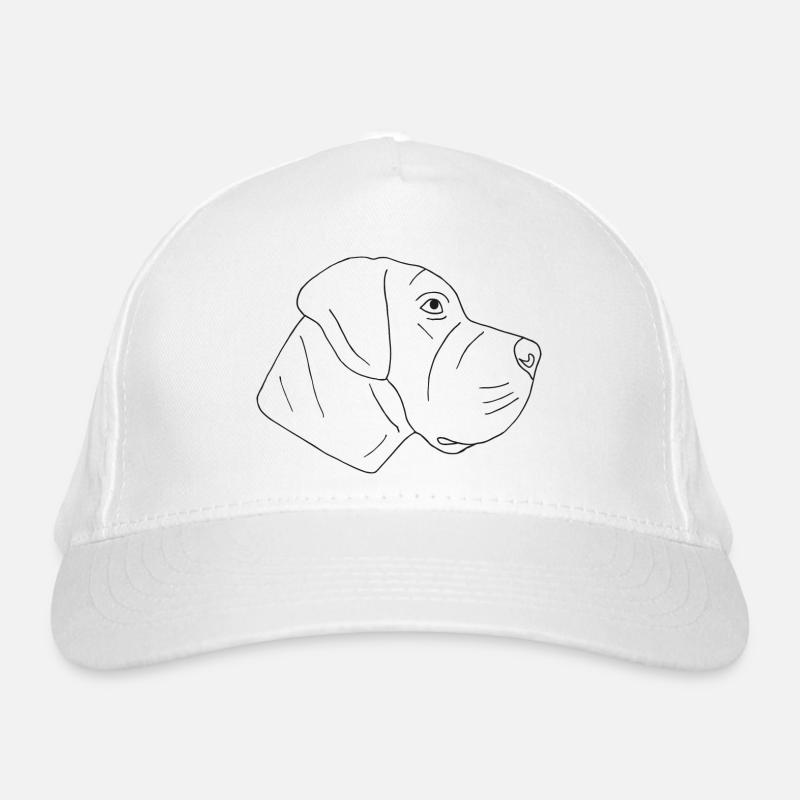 Deutsche Dogge Bio-Baseballkappe