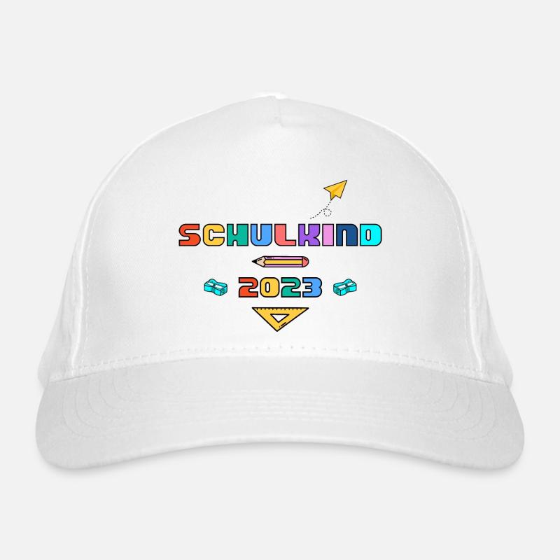 Schulkind Schule Einschulung 1. Klasse Geschenk Bio-Baseballkappe