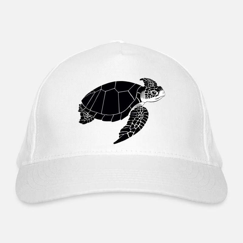Tortue Noir & Blanc Casquette classique bio