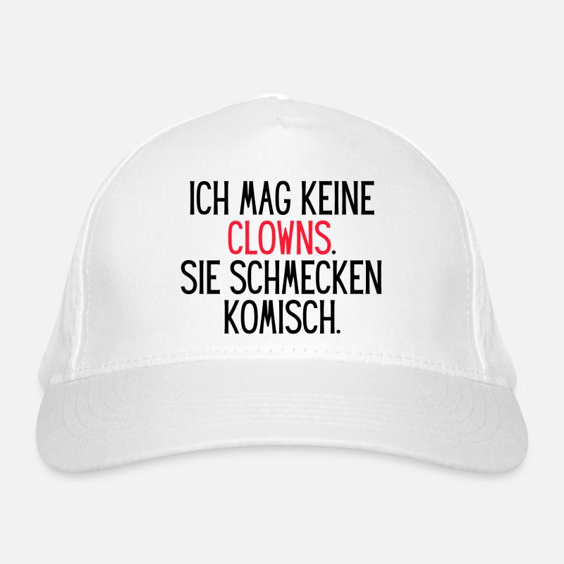 Clowns schmecken komisch Bio-Baseballkappe