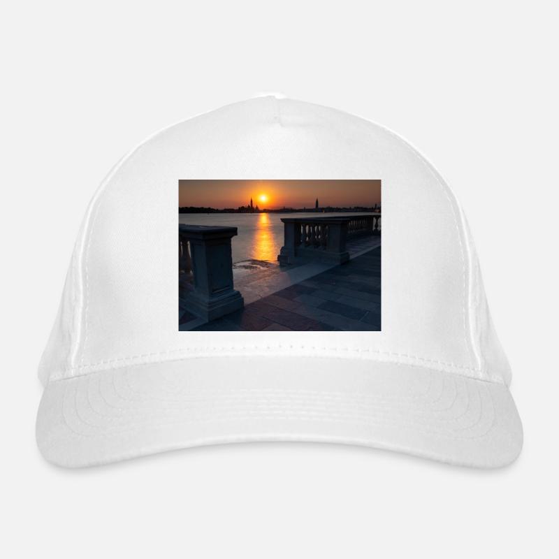 Coucher de soleil à Venise Casquette classique bio